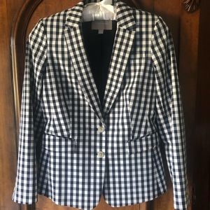 Banana Republic Preppy Navy & White Check Blazer❗️